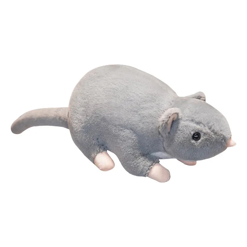 Cartoon mouse plush doll in three size options: small 32cm, medium 50cm, and large 100cm.