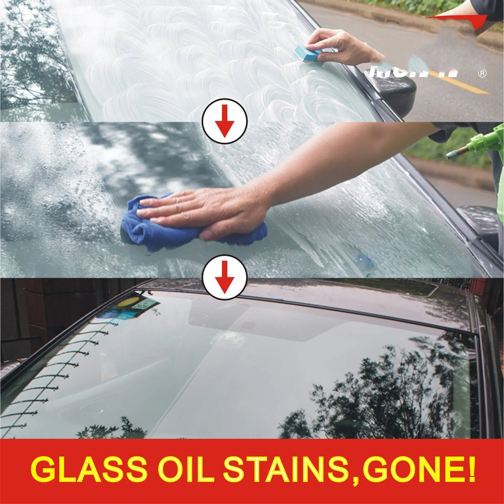 White packaged automotive glass rainproof agent with 15ml capacity for car windscreen treatment
