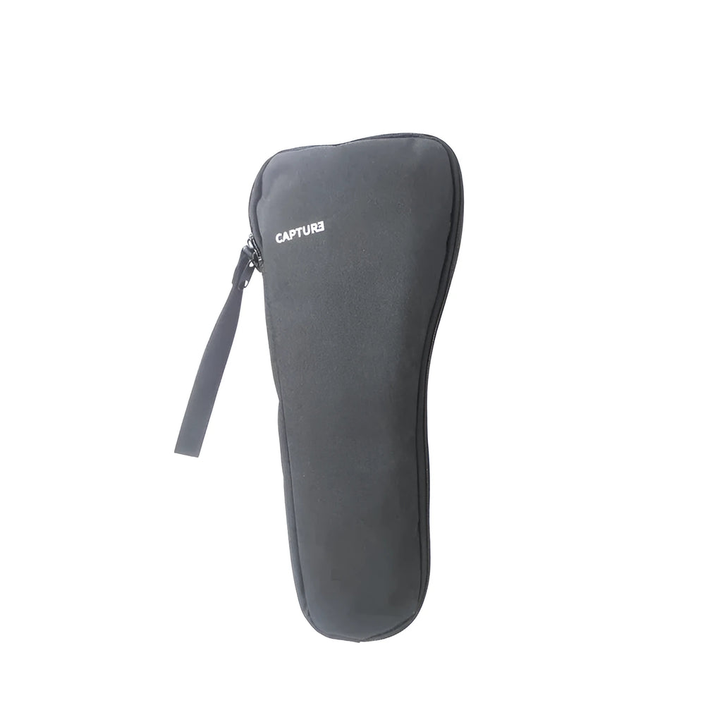 Black cloth mobile phone stabilizer accessories storage bag for organised accessory transport