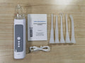 Milky white tonsillar extractor oral cleaning tool set for tonsil stone removal