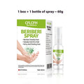 30ml foot odour spray bottle with English formula label for shoe and foot odour control