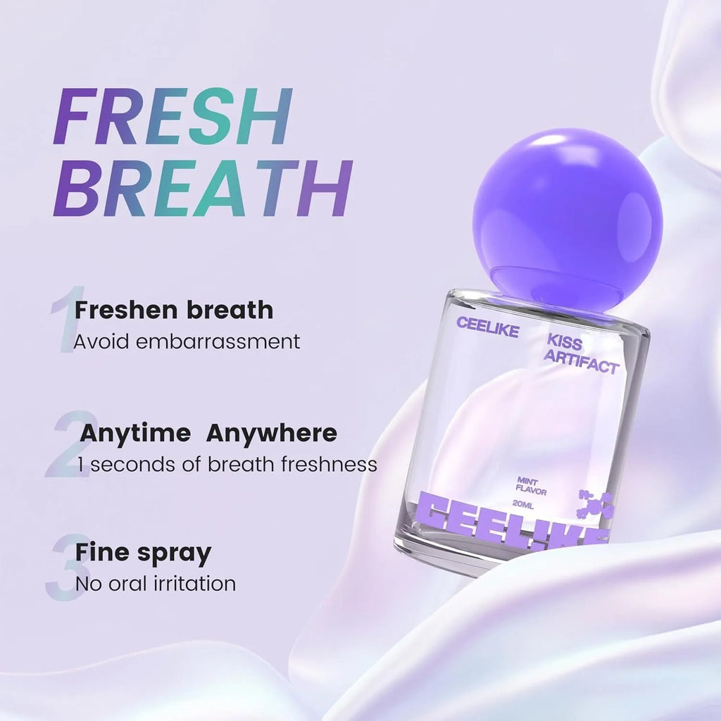 20ml portable probiotic oral spray bottle with spray nozzle for hydrating body care