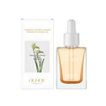 30ml glass bottle of firming facial oil with tuberose extract