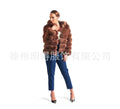 Women's loose-fitting artificial fur hooded coat in street fashion style