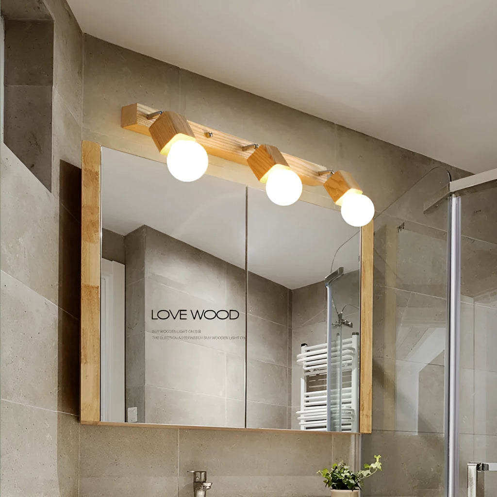 Creative LED wall lamp with single head design measuring 24cm for bedroom and cabinet lighting