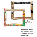 Christmas inflatable PVC photo frame for holiday pictures and interactive activities