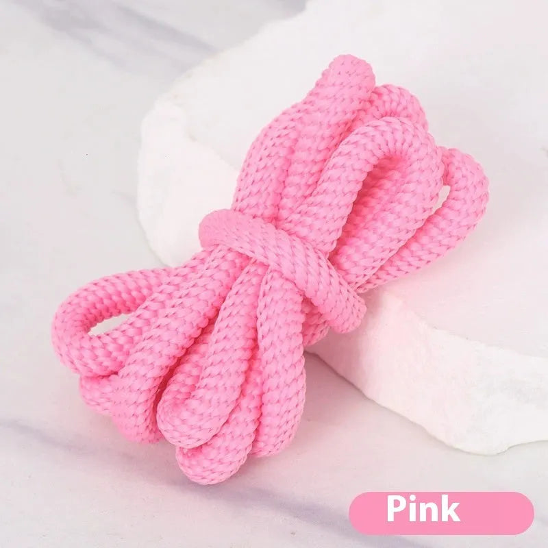 Oval shoelace rope in multiple colours showing length options from 120cm to 160cm for sneaker replacement