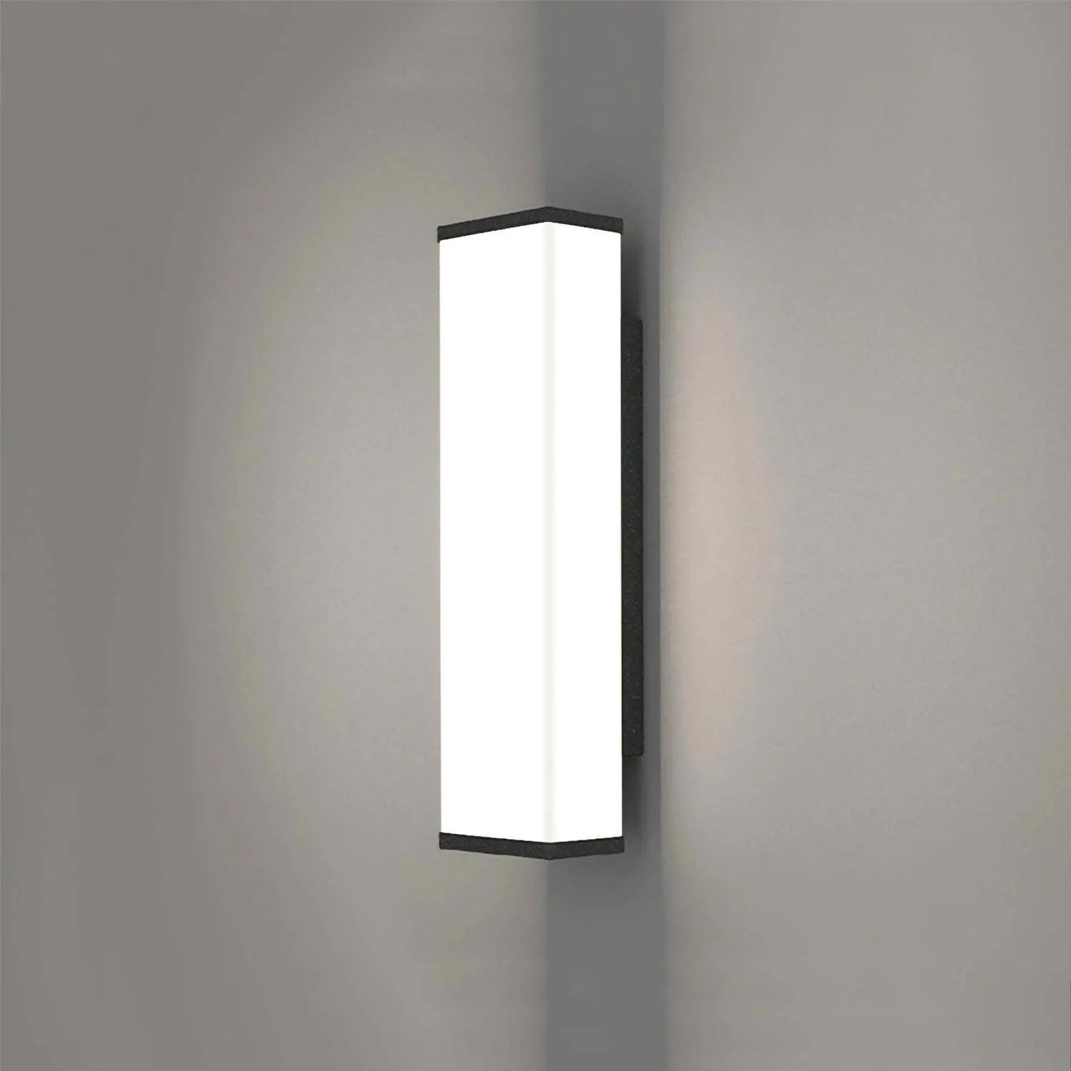 60cm outdoor wall light with stainless steel and PC construction featuring IP65 waterproof rating