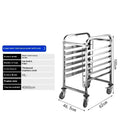 Stainless steel 6-layer cake bread tray rack with 40x60cm tray dimensions