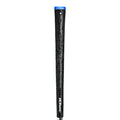 TPE material golf club grip shown in various colours including pink, blue, and black with coloured heads.