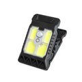 Compact clip lamp with intelligent human body induction featuring three brightness settings