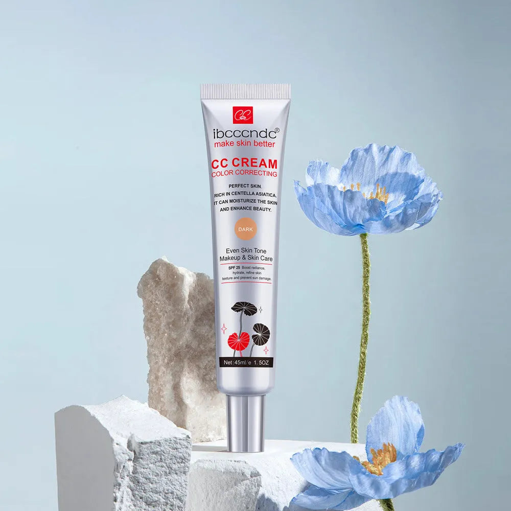 Erborian Centella Asiatica CC cream tube in light or dark shade, 40ml colour correcting makeup