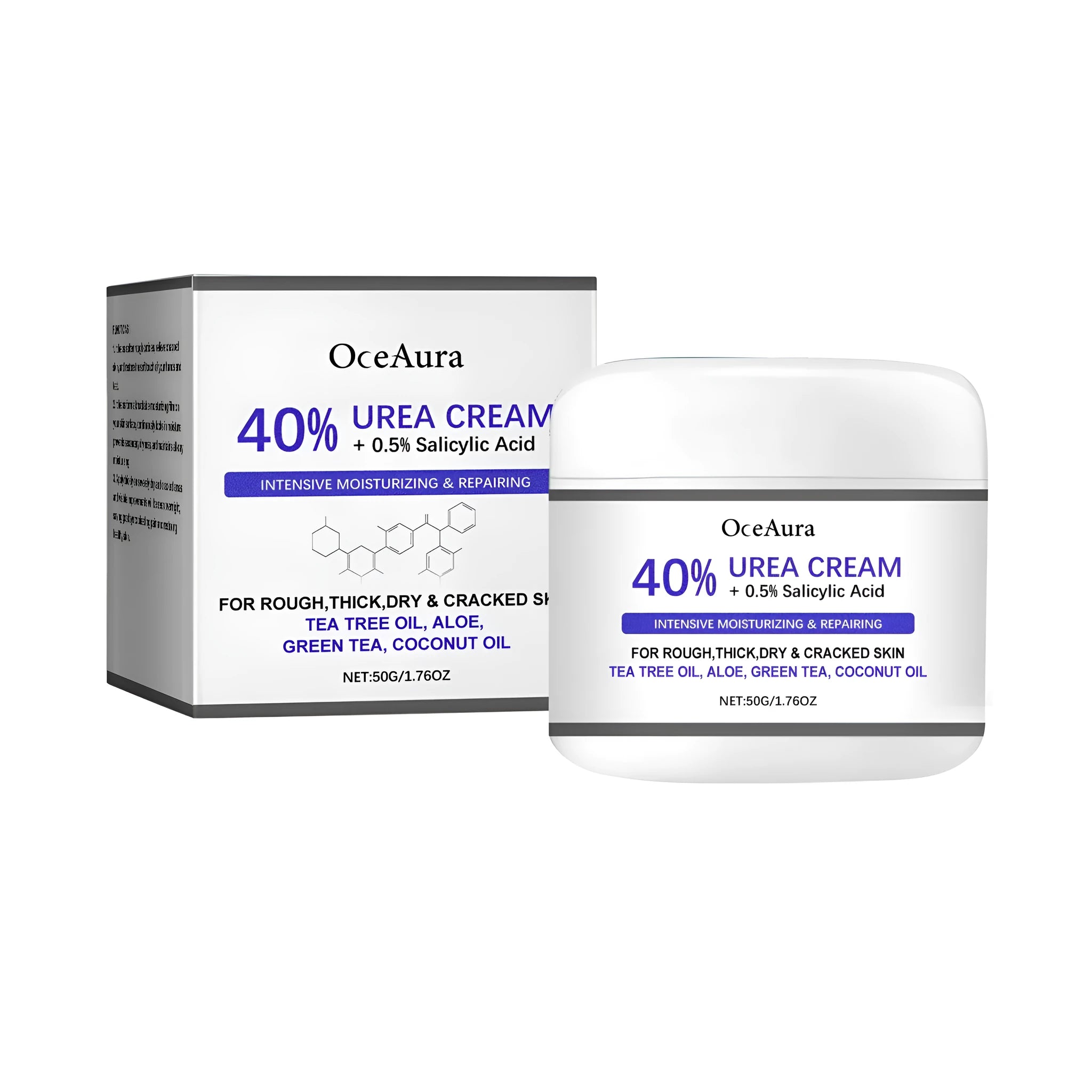 50g tube of anti cracking hand and foot cream for dry skin relief.