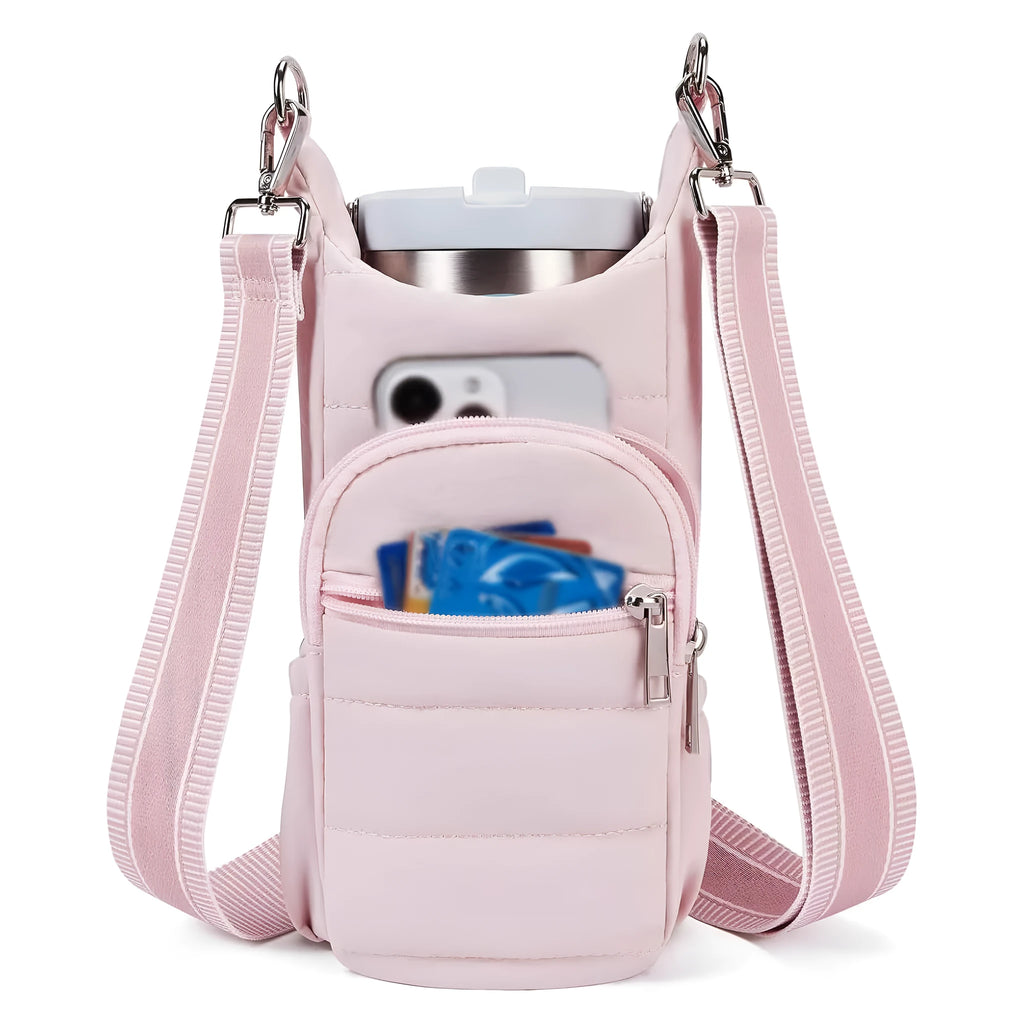 Cycling water bottle kettle bag in cloth material for bicycle placement