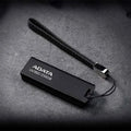 Black plastic USB flash drive for car mounting with waterproof flexible design