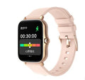 Smart sports watch with 1.7-inch colour touchscreen showing heart rate display on wrist