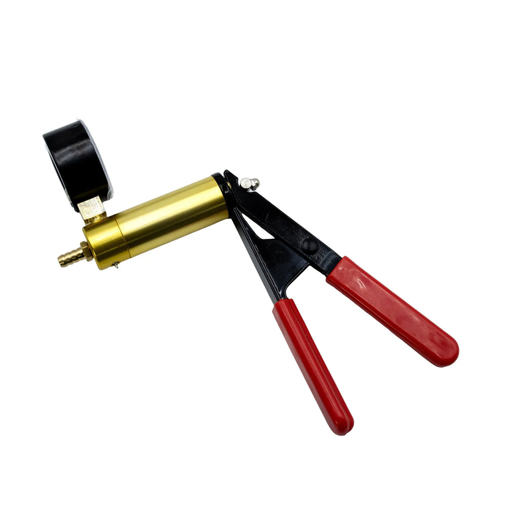 Manual vacuum air blow gun automotive repair tool with aluminium alloy construction