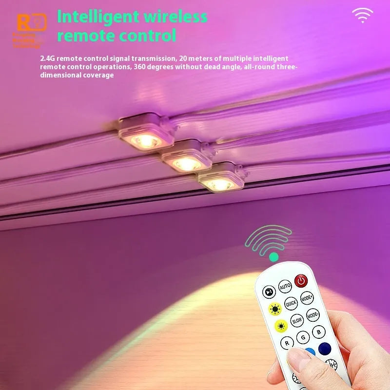 Planet-shaped outdoor string lights with remote control for courtyard and eaves decoration