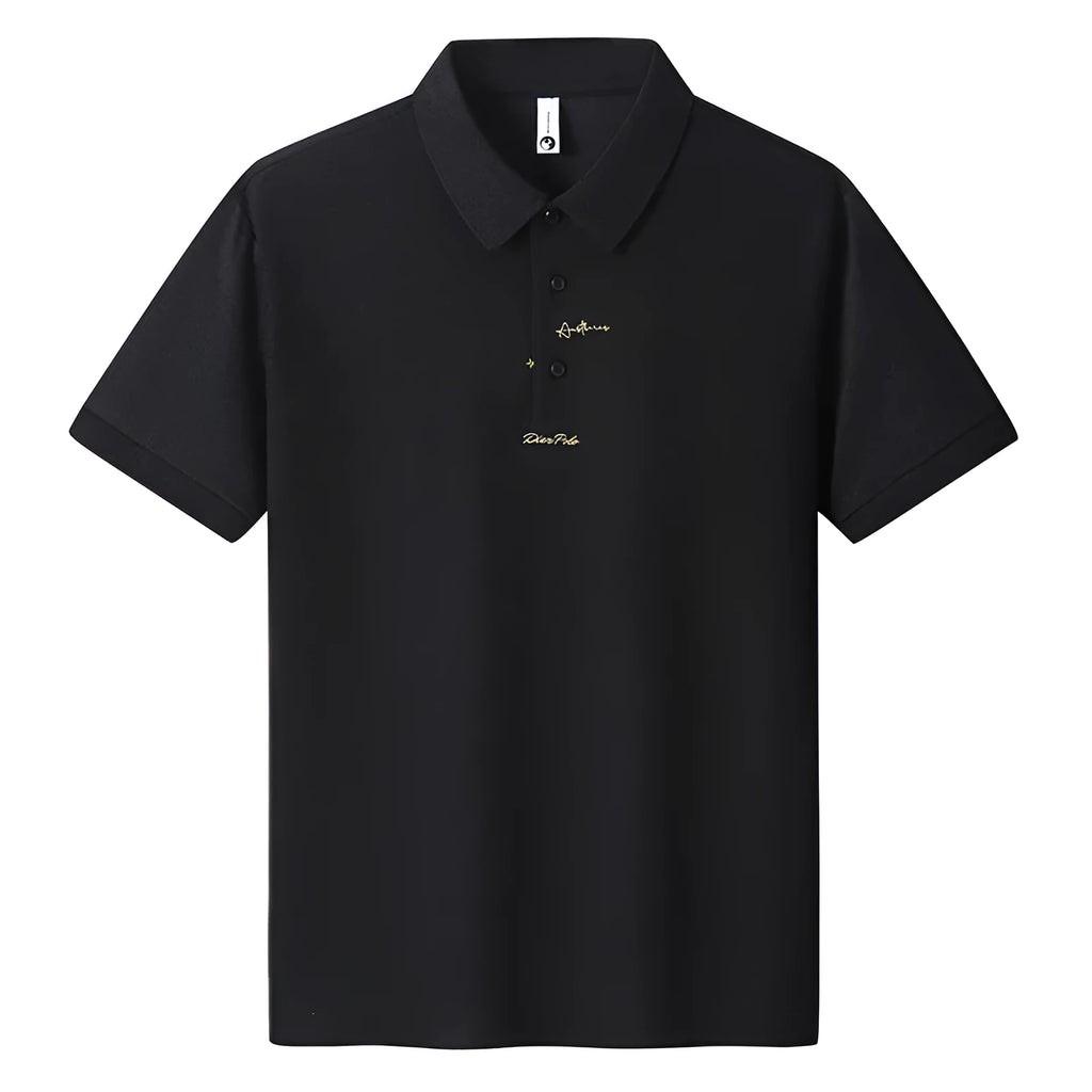 Men's loose-fit casual cotton T-shirt on a hanger, shown in multiple colour options.