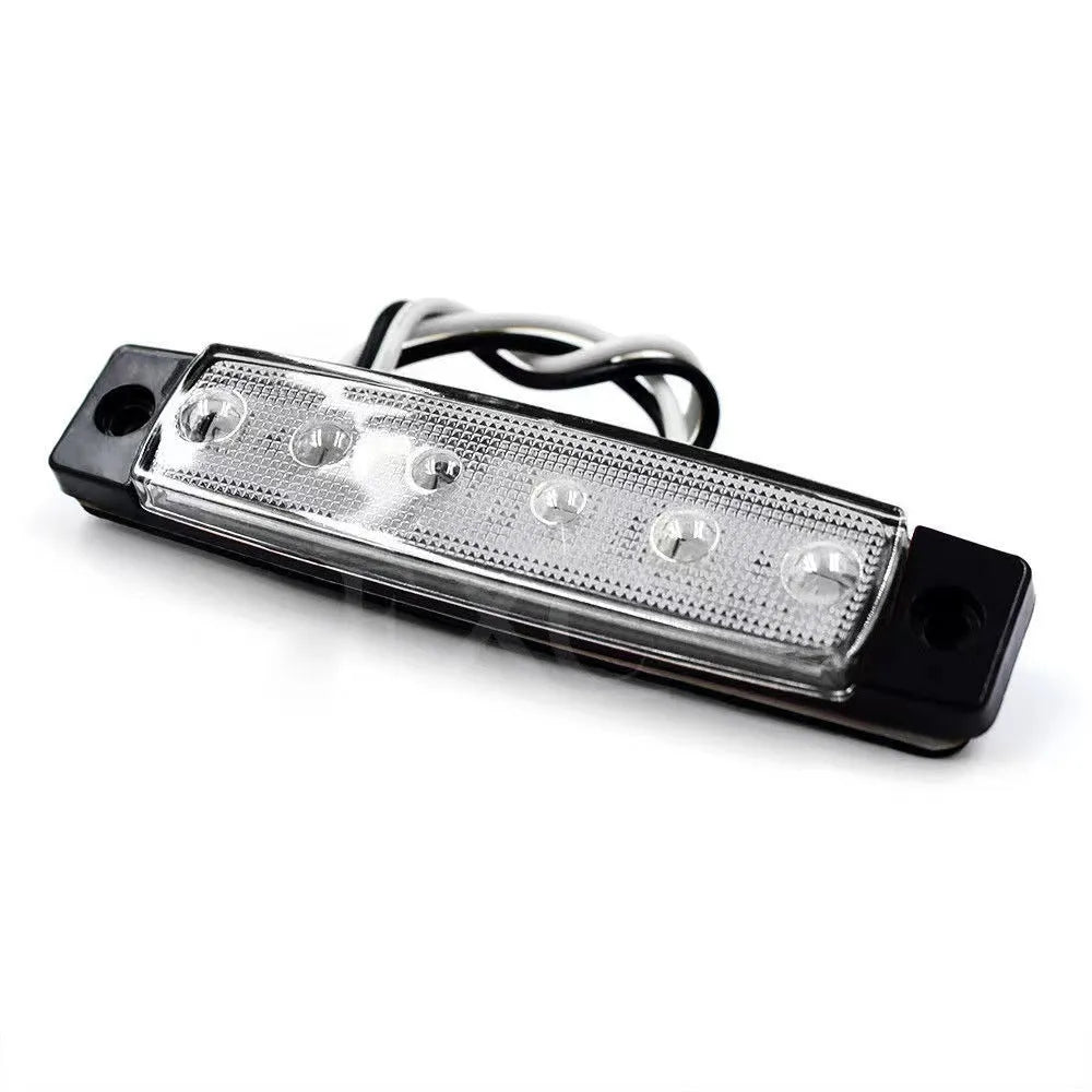 Trailer side warning light with SMD LED technology in multiple colour options