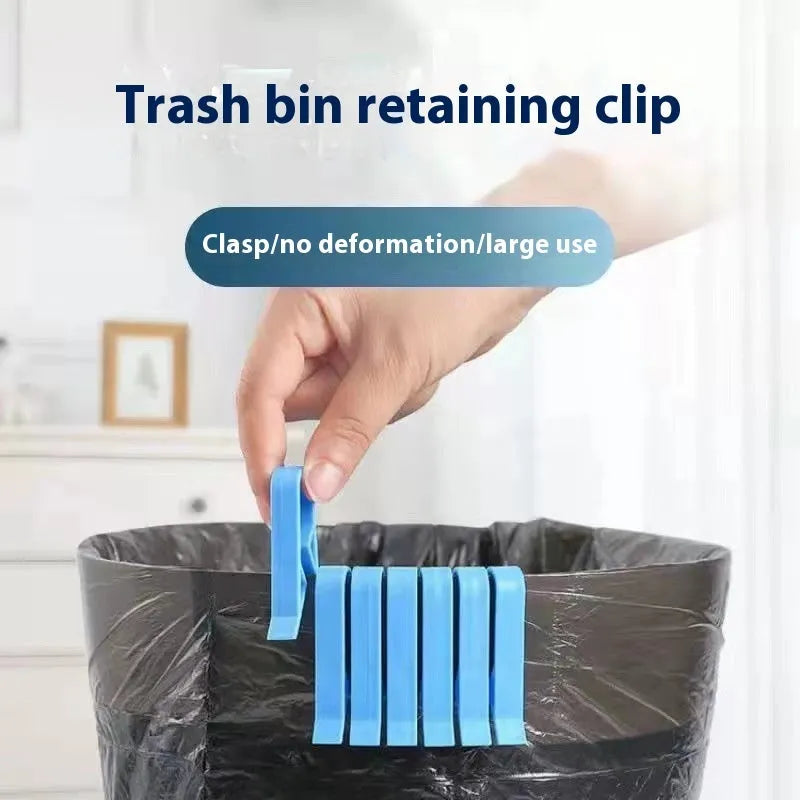 PP plastic non-slip garbage bag fixing clip for trash can side installation