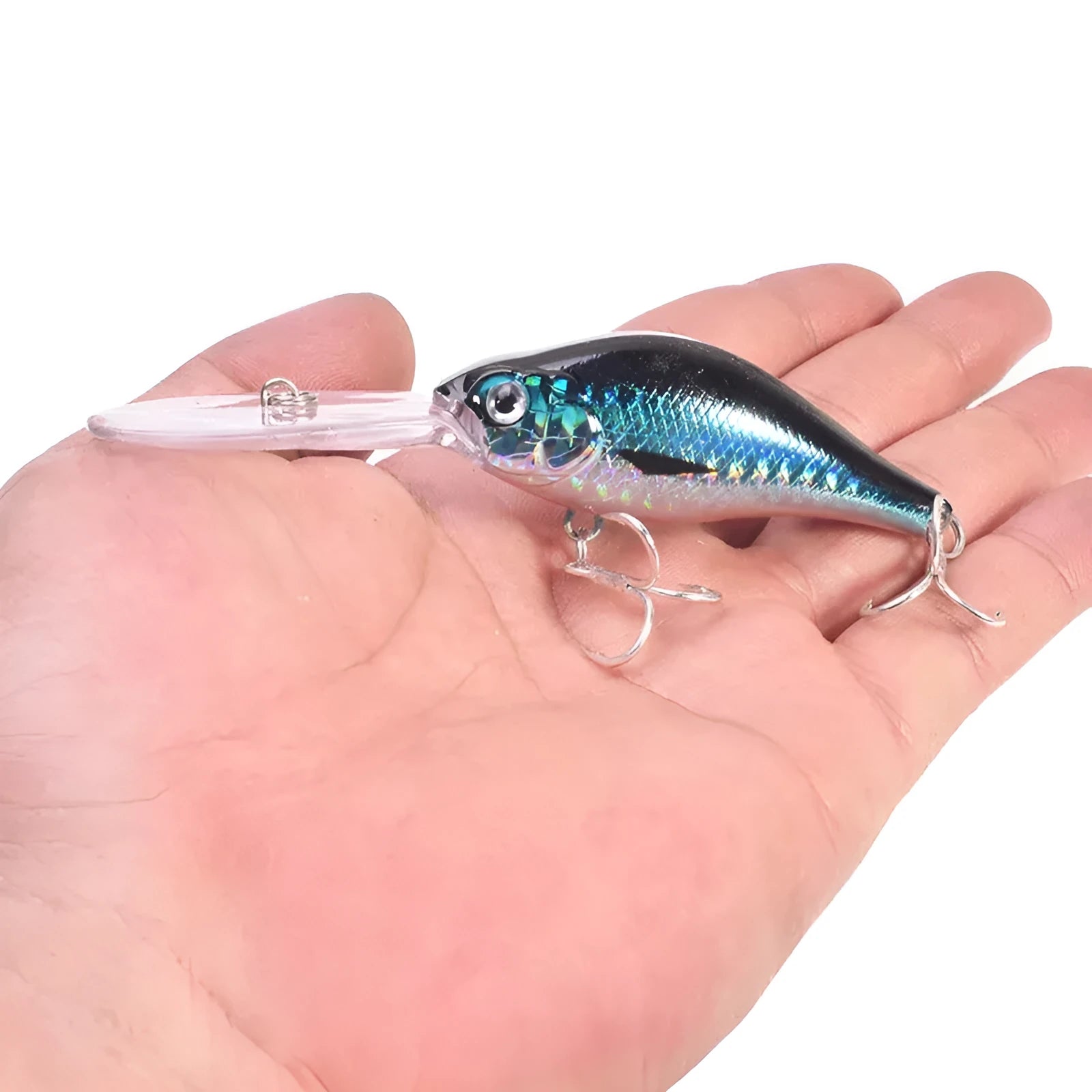 105mm deep diving mino fishing lure with floating rock design in multiple colours
