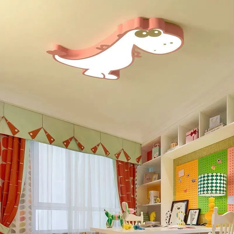 Dinosaur cartoon design ceiling light with 48cm diameter and electrodeless dimming control