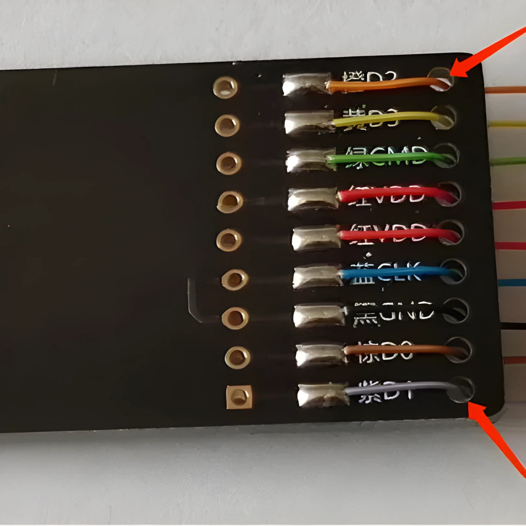 EMMC read and write tool for automotive audio host maintenance on European vehicles