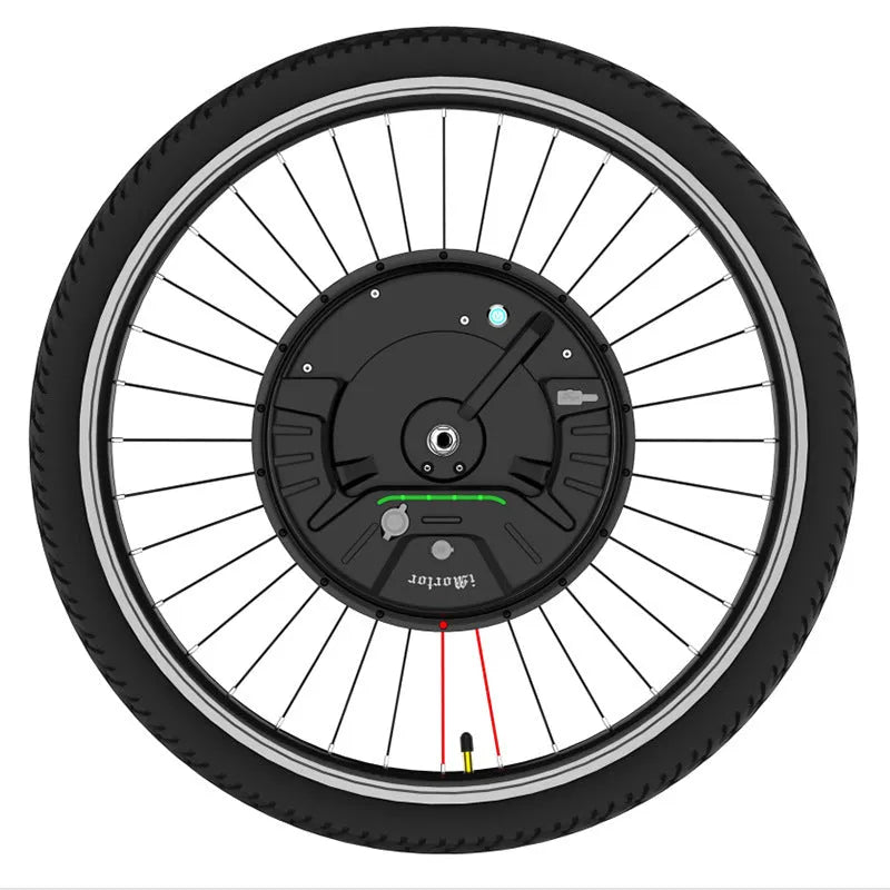 Imotor 3.0 black alloy hub motor wheel for mountain bike electric conversion kit