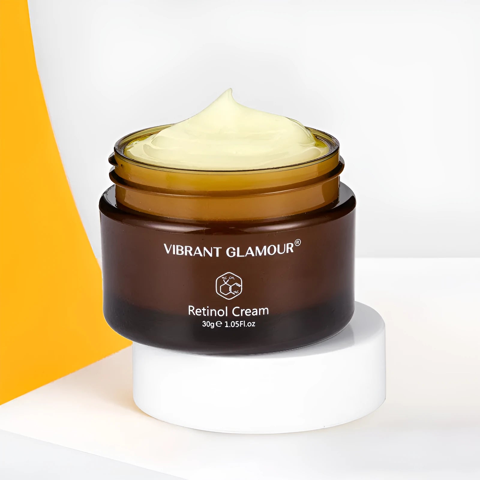 30ml bottle of retinol facial serum for reducing fine lines and dry lines.