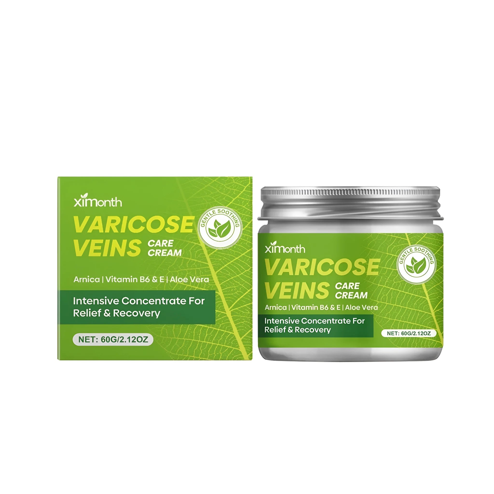 60g tube of varicose veins care cream with arnica and vitamin E.