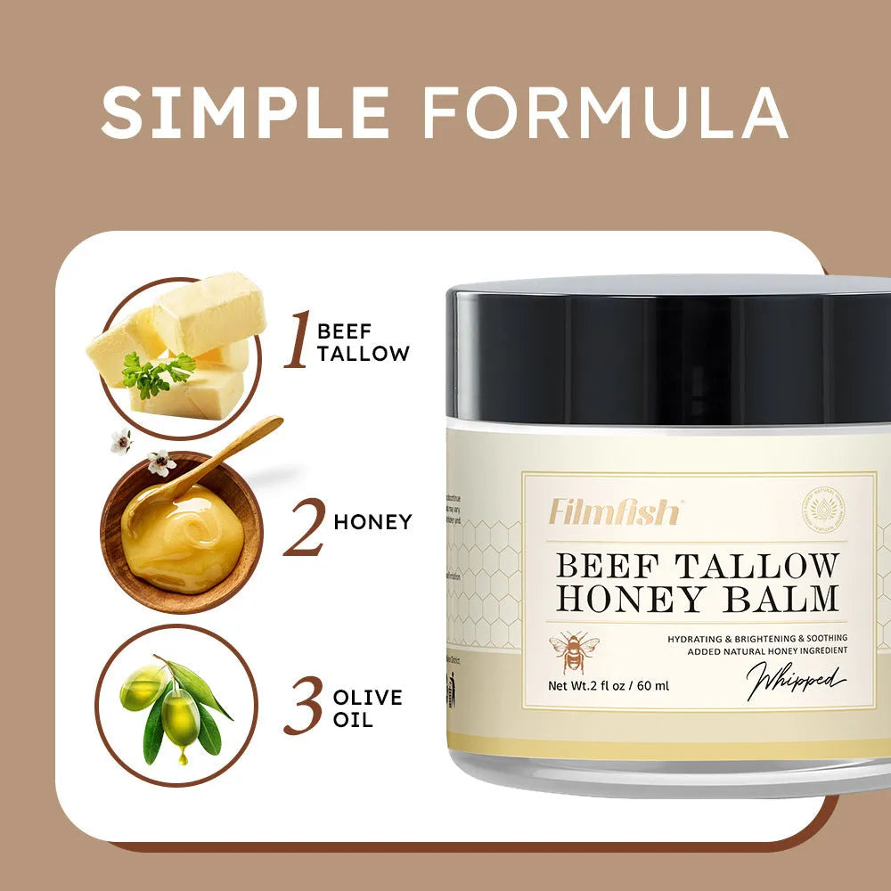 60ml honey moisturiser body cream jar for dry skin hydration