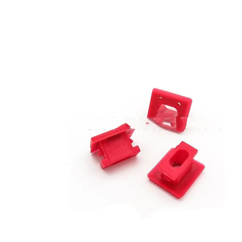 Plastic BMW interior trim panel snap buckle fastener clips for door card repair.