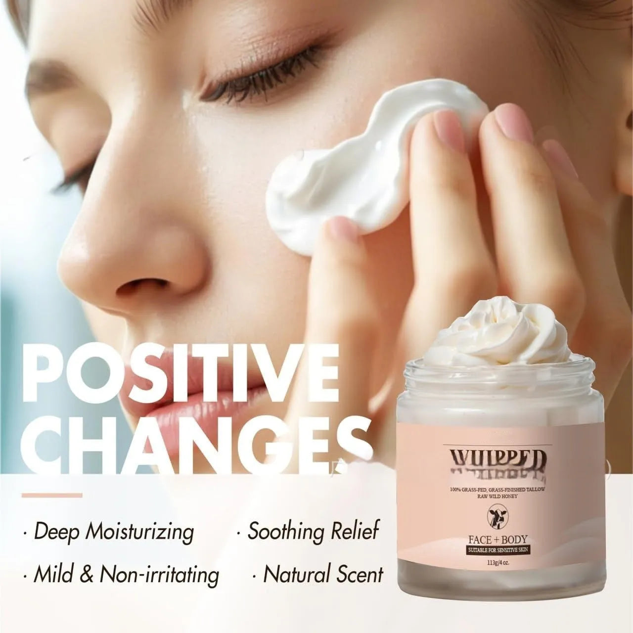 113g butter cream facial moisturiser for universal skin types