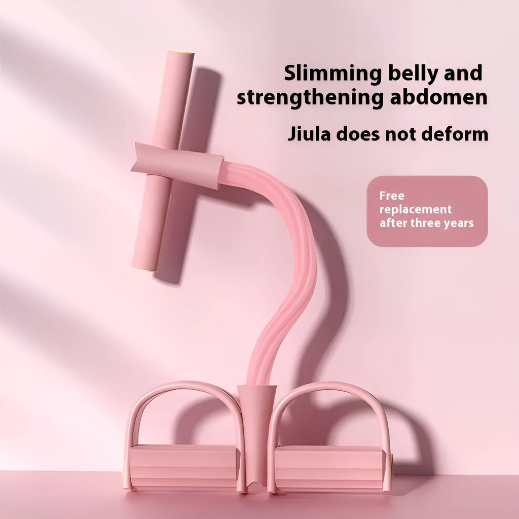 TPR waist slimming pedal puller tension device for sit-ups in four colour options