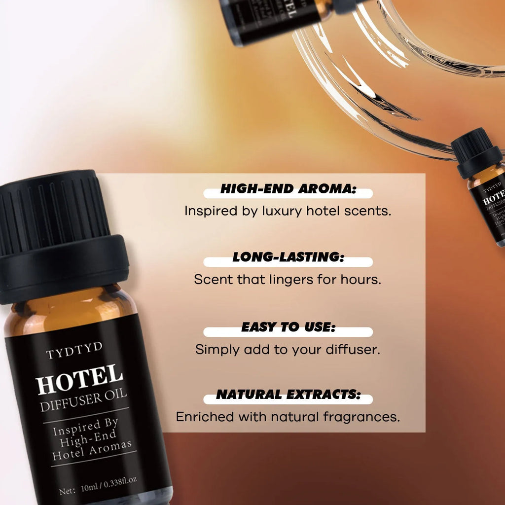 10ml amber glass bottle of natural plant fragrance essential oil