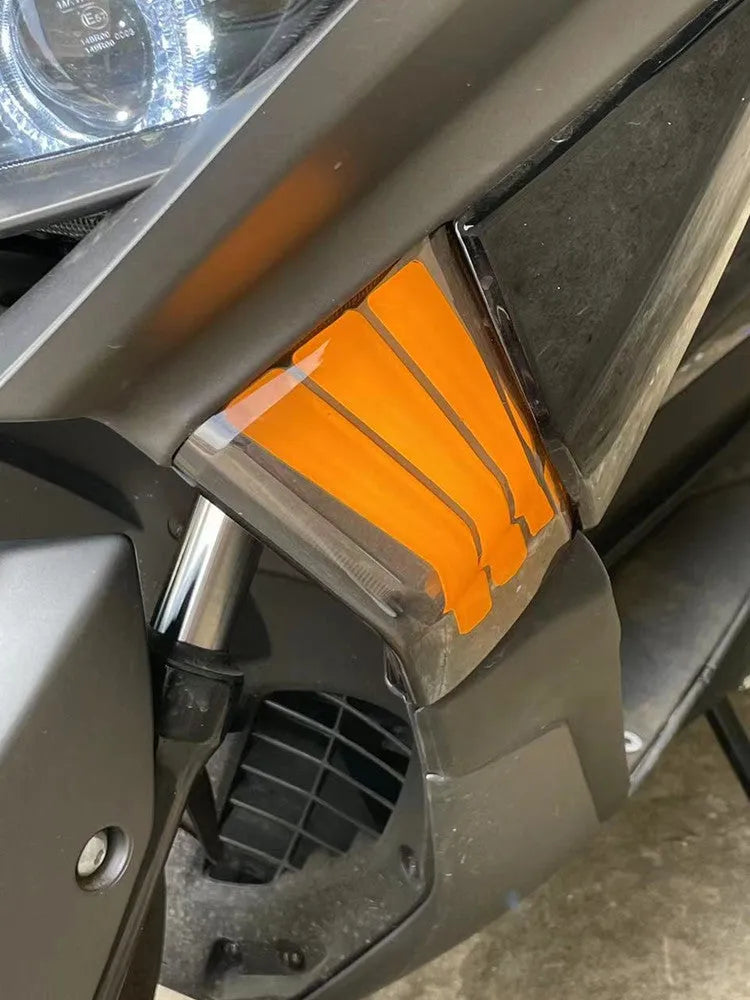 Two yellow LED cornering light bulbs for Tianying TS150 motorcycle.