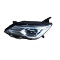 Car headlight pair for 2018-2021 models showing left and right ABS units with nine-line LED design
