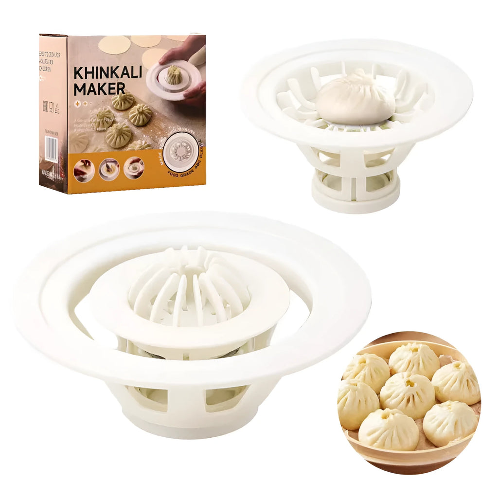 Jinkali black plastic steamed bun mould set of four kitchen tools for shaping baozi dumplings shaomai
