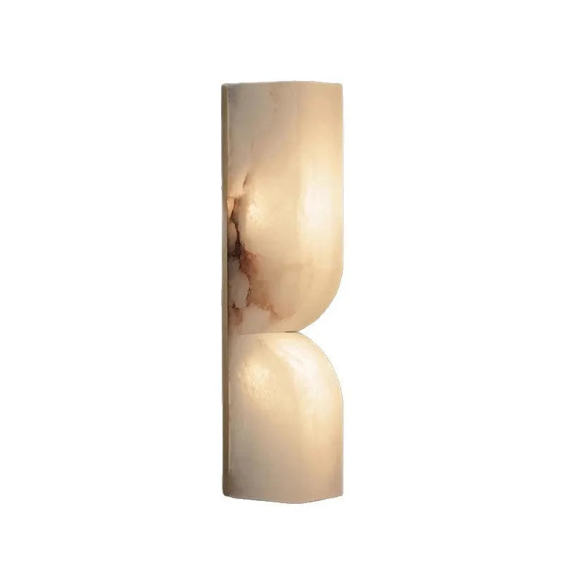 Copper Nordic wall lamp strip with warm lighting for bedroom bedside use