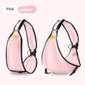 Cloth baby waist stool carrier for children up to 25kg, available in grey, black, green, and pink colours