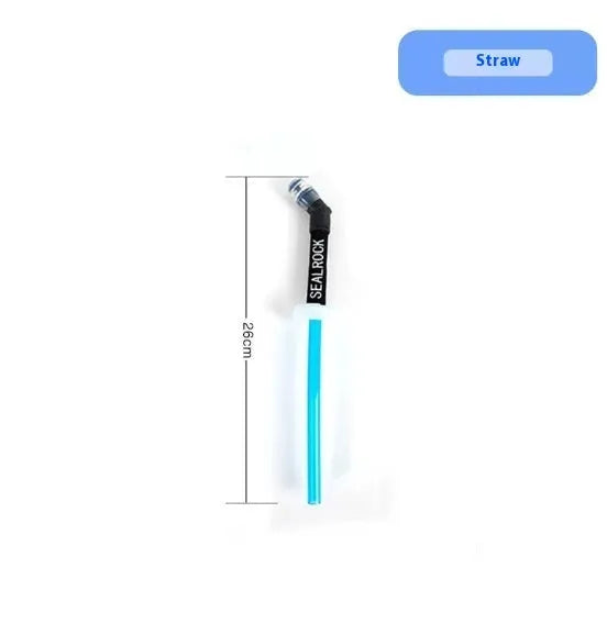 Plastic portable drinking straw with suction tube for mountain climbing and biking