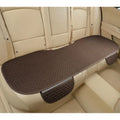 Linen car cushion set with hemmed edges in multiple colour options and configurations