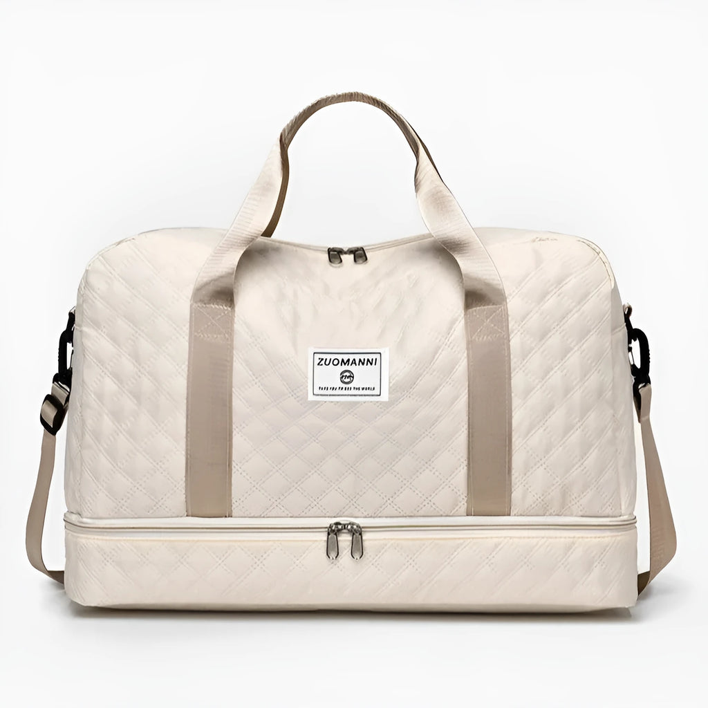 Portable buggy travel bag in Oxford cloth with 36-55L capacity shown in solid colour option