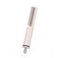 Stainless steel pet grooming comb with 9 teeth and comfortable handle for removing mats