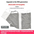 Cat grooming bag with detachable lifting feature in grey white, green white, or pink white colour options