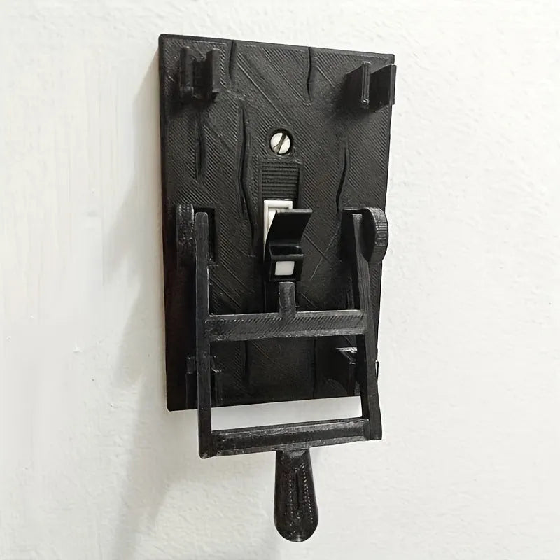 Retro creative plate decoration mechanical light switch with American standard wiring