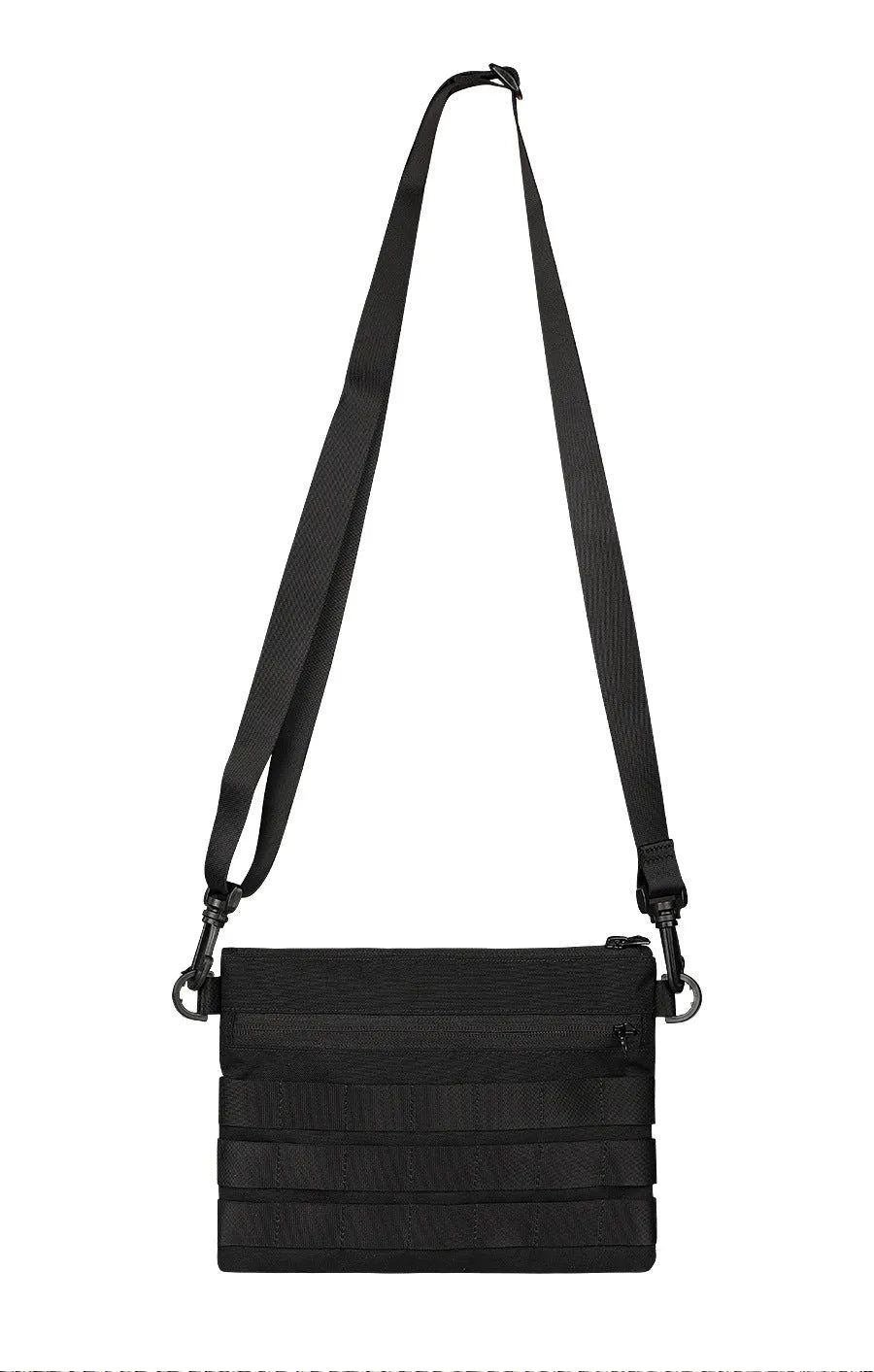 Black oxford cloth portable outdoor kit measuring 18cm by 3.5cm