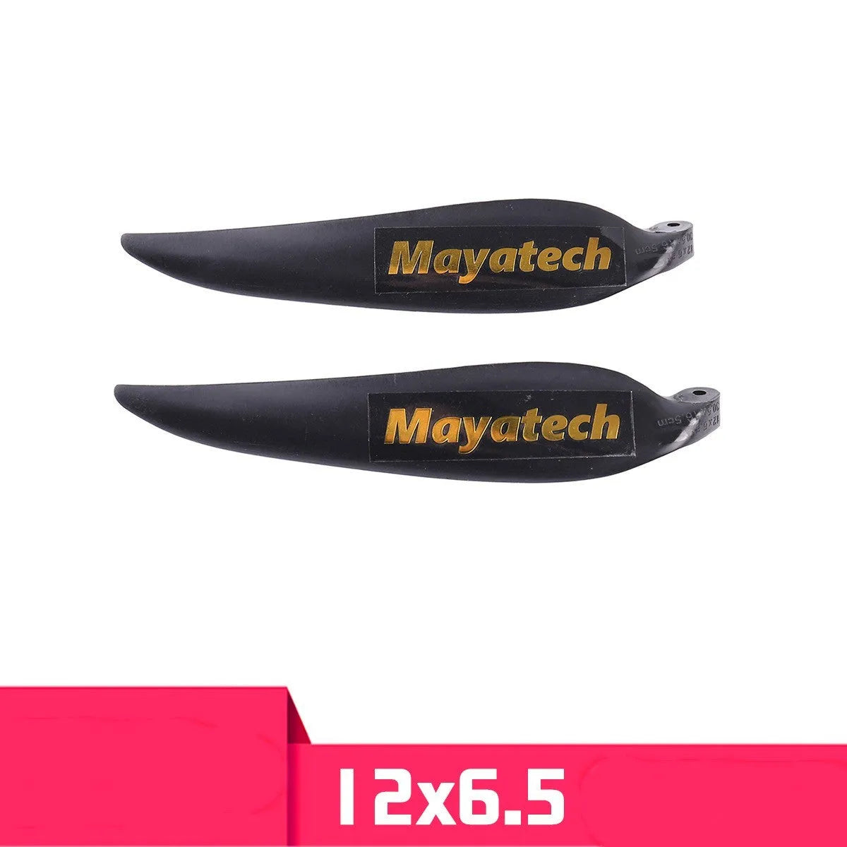 Black folding paddle fittings for glidder boats showing 12cm by 6.5cm folded dimensions