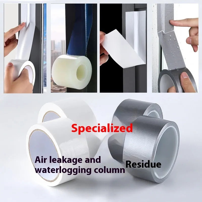 Windproof sealing tape roll for windows and doors in multiple colour options